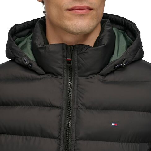 Tommy Hilfiger Men's Hooded Puffer Jacket in Saudi Arabia