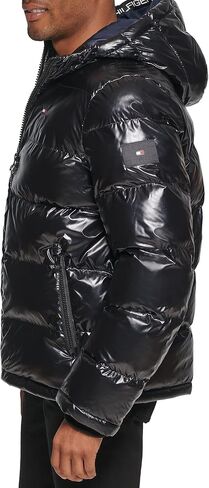 Tommy Hilfiger Men's Hooded Puffer Jacket in Saudi Arabia