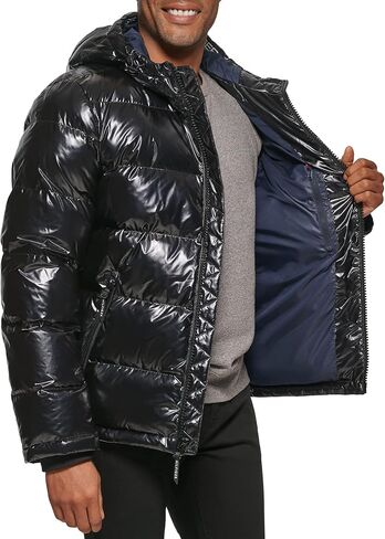 Tommy Hilfiger Men's Hooded Puffer Jacket in Saudi Arabia