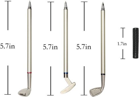 Fathers Day Golf Gifts for Men Mini Desktop Games 3 Golf Clubs Ballpoint Pen & 2 Balls Funny Gifts for Dad Easter Gifts for Husband Golf Accessories Cool Stuff Dad Gifts Birthday Gifts for Men in Saudi Arabia