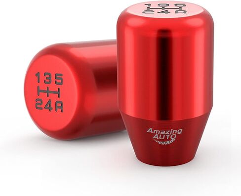 (Black) 5 Speed Weighted Manual Automatic Gear Shifter Shift Knobs Lever Compatible with Manual Cars Most Automatic Cars in Kuwait