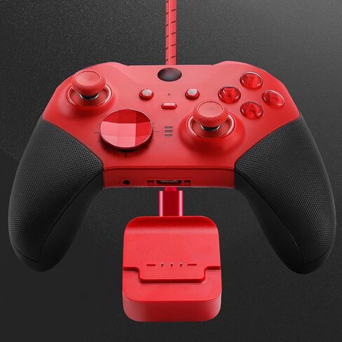 حزمة المكونات الكاملة من Vanpark لوحدة تحكم Xbox Elite Series 2 Core، تتضمن الملحقات حقيبة حمل واحدة وقاعدة شحن وكابل واحد و6 عصا تحكم معدنية و4 مجاذيف ووسادات D وأداة تعديل واحدة (أزرق) in Kuwait