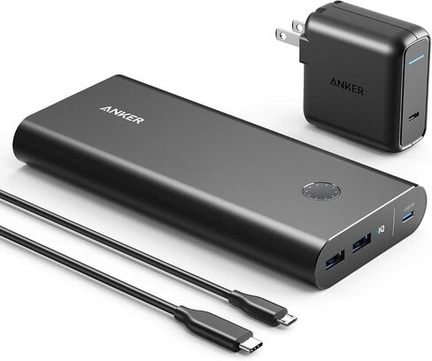 Anker PowerCore+ 26800 PD with 30W Power Delivery Charger, Portable Charger Bundle for MacBook Air / iPad Pro 2018, iPhone 11 / 11 Pro / 11 Pro Max / XS / X, S10, and USB C Laptops with Power Delivery in Saudi Arabia