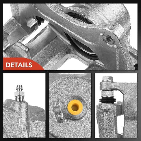 A-Premium Disc Brake Caliper Assembly with Bracket Compatible with Select Kia Models - Soul 2014 2015 2016 2017 2018, L4 1.6L/L4 2.0L - Front Driver and Passenger Side, 2-PC Set in Saudi Arabia