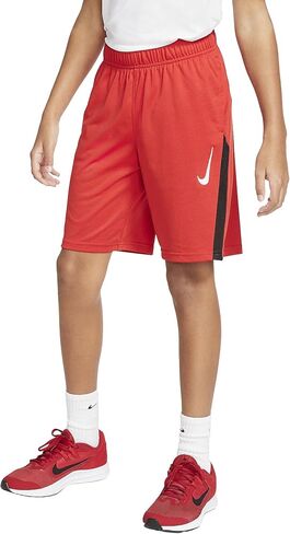 Nike Boys Big Kids Core Training Shorts Red | Black Medium in Saudi Arabia