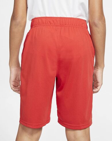 Nike Boys Big Kids Core Training Shorts Red | Black Medium in Saudi Arabia