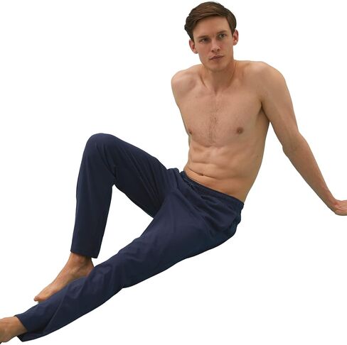 Marks & Spencer mens 2 Pack Pure Cotton Jersey Sleep Pants in Saudi Arabia