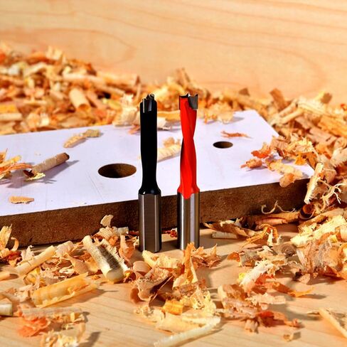8mm Diameter Carbide Tipped Brad Point Boring Bit Dowel Drill Bits 8mm Dia x 70mm Long x 10mm Shank, Right Hand Rotation in Saudi Arabia