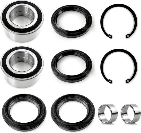 Front Wheel Hub Bearings Seals for Honda FourTrax 300 TRX300FW TRX300 300FW 4x4 1988 1990-2000 91051-HC5-003 91209-HN2-003 91256-HC5-003 91263-HA7-771 94520-50000 in Saudi Arabia
