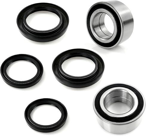 Front Wheel Hub Bearings Seals for Honda FourTrax 300 TRX300FW TRX300 300FW 4x4 1988 1990-2000 91051-HC5-003 91209-HN2-003 91256-HC5-003 91263-HA7-771 94520-50000 in Saudi Arabia