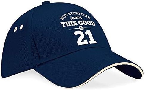 21st Birthday Gift Baseball Cap Hat Idea 21 Present keepsake for Women Men Twenty One in Saudi Arabia