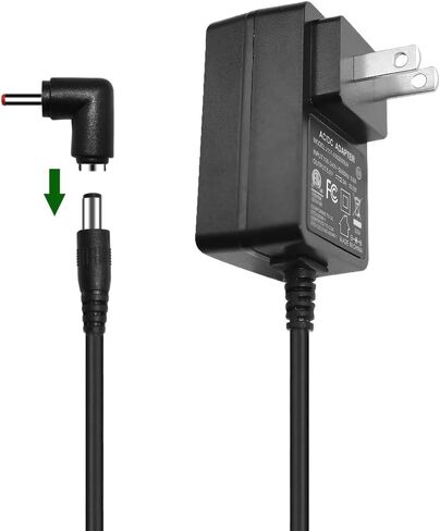 AC to DC 5V 2A Power Supply Adapter, Plug 5.5mm x 2.1mm, with 3.5mm x 1.35mm Connector, UL Listed FCC in Kuwait