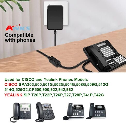 AC to DC 5V 2A Power Supply Adapter, Plug 5.5mm x 2.1mm, with 3.5mm x 1.35mm Connector, UL Listed FCC in Kuwait