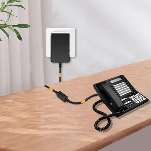 AC to DC 5V 2A Power Supply Adapter, Plug 5.5mm x 2.1mm, with 3.5mm x 1.35mm Connector, UL Listed FCC in Kuwait