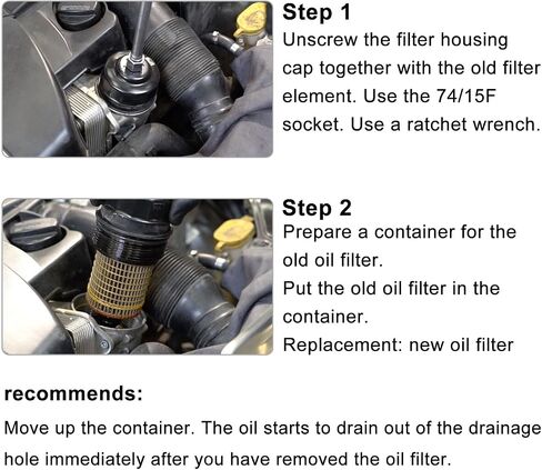 Oil Filter Metal Free Replace Mann Engine Filter hu718/5x. Say Goodbye to Leaks and Ensure a Proper Fit with Oil Cooler Sealing Gasket 1121840361 in Saudi Arabia