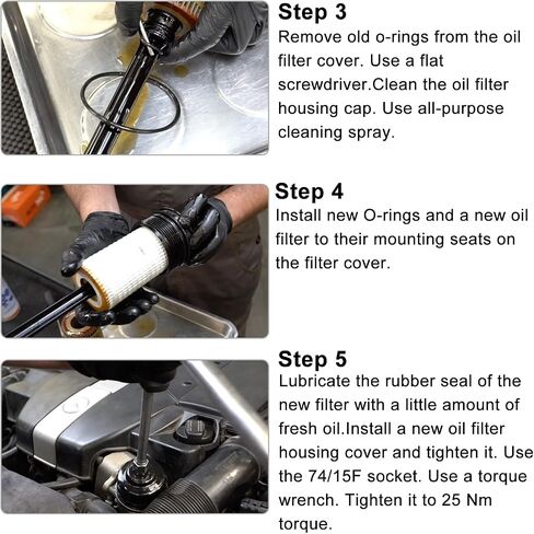 Oil Filter Metal Free Replace Mann Engine Filter hu718/5x. Say Goodbye to Leaks and Ensure a Proper Fit with Oil Cooler Sealing Gasket 1121840361 in Saudi Arabia