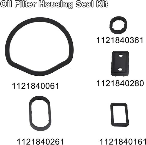 Oil Filter Metal Free Replace Mann Engine Filter hu718/5x. Say Goodbye to Leaks and Ensure a Proper Fit with Oil Cooler Sealing Gasket 1121840361 in Saudi Arabia