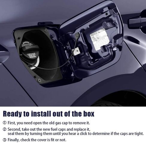 غطاء غاز الوقود متوافق مع سوبارو فورستر 2011-2014 WRX & WRX/STi 2012-2014 تريبيكا 2013-2014 غطاء حشو خزان الوقود الغاز استبدال 42031-SC000 42031SC000 in Kuwait