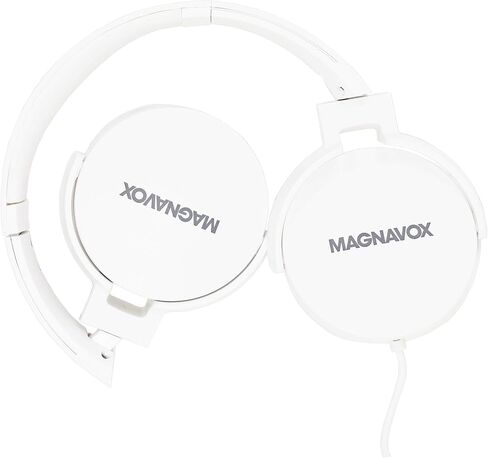 سماعات رأس ستيريو مع ميكروفون من ماجنافوكس MHP5026M-WH باللون الأبيض in Kuwait