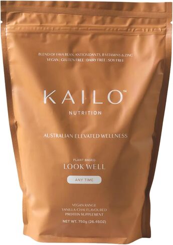 KAILO Nutrition - Feel Well Collagen - Peppermint Flavored with Magnesium Glycinate, L-Glutamine, Protein, and Probiotics, and Aloe Vera to Soothe and Promote Gut Health - 26 oz. in Saudi Arabia