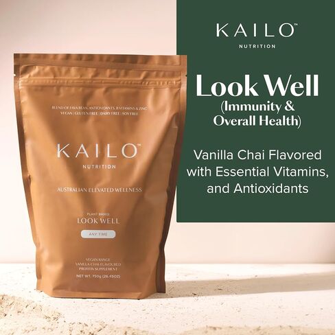 KAILO Nutrition - Feel Well Collagen - Peppermint Flavored with Magnesium Glycinate, L-Glutamine, Protein, and Probiotics, and Aloe Vera to Soothe and Promote Gut Health - 26 oz. in Saudi Arabia