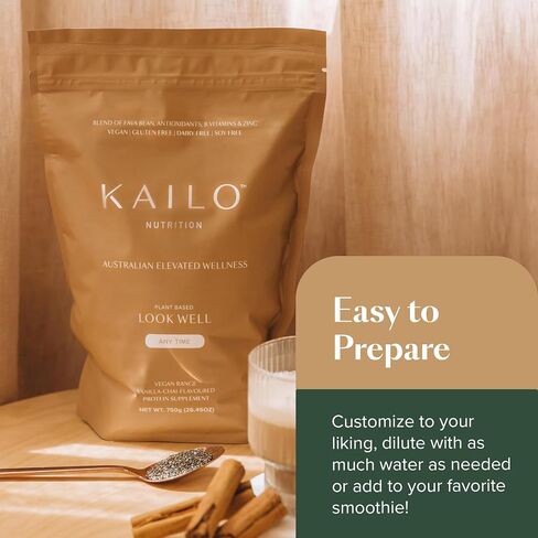 KAILO Nutrition - Feel Well Collagen - Peppermint Flavored with Magnesium Glycinate, L-Glutamine, Protein, and Probiotics, and Aloe Vera to Soothe and Promote Gut Health - 26 oz. in Saudi Arabia