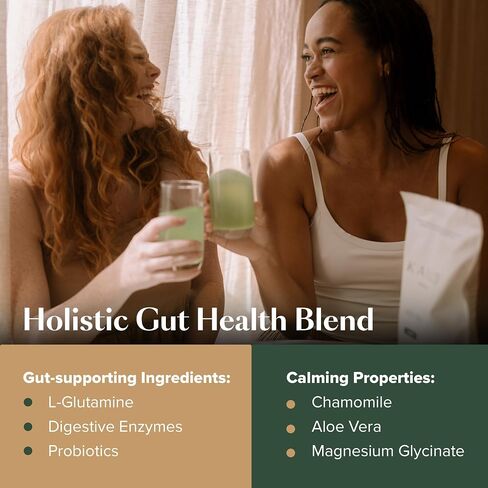 KAILO Nutrition - Feel Well Collagen - Peppermint Flavored with Magnesium Glycinate, L-Glutamine, Protein, and Probiotics, and Aloe Vera to Soothe and Promote Gut Health - 26 oz. in Saudi Arabia