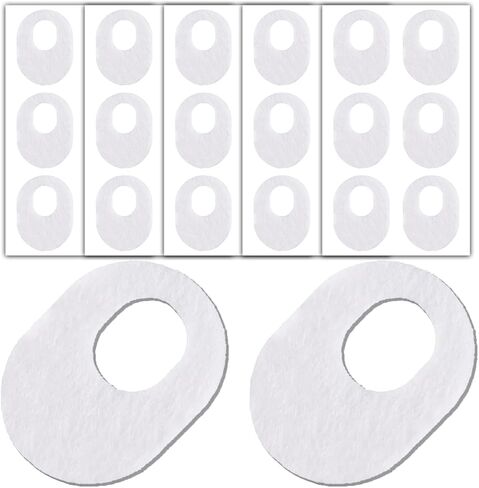 30 Pieces Oval Felt Callus Pads Metatarsal Pads Forefoot Foot Pads Pain Relief Foot Cushion Keep Protecting Calluses from Rubbing on Shoes Adhesive Pads for Men and Women in Saudi Arabia