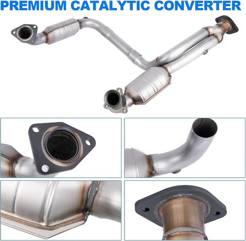 Y Pipe Catalytic Convertor Kit For Chevy Silverado GMC Sierra 1500 1999-2006 Avalanche Suburban Tahoe Yukon XL Cadillac Escalade(EPA Compliant) in Saudi Arabia