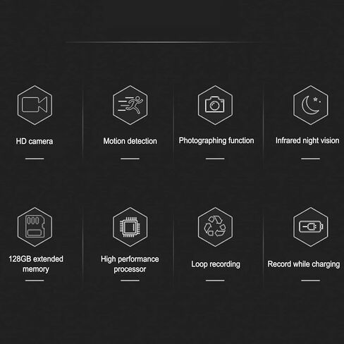 كاميرا أمان Zunate Mini WiFi، كاميرا مربية صغيرة 1080 بكسل مع رؤية ليلية بزاوية واسعة 150 درجة للتحكم في تطبيق كشف الحركة مدمج في بطارية لأمن المنزل الداخلي والخارجي in Kuwait