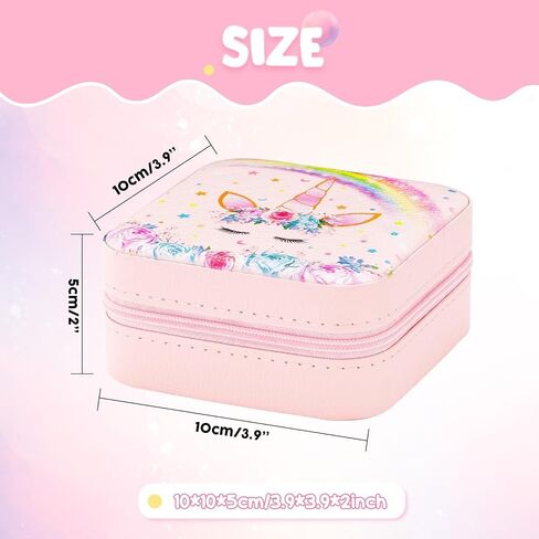 Girls Jewelry Box Blue Mermaid Jewelry Box Kids Travel Jewelry Case with Mirror, Mermaid Gifts Girls Birthday Gifts Jewelry Organizer for Display Storage Ring, Pendant, Earring, Necklace, Bracelet in Saudi Arabia