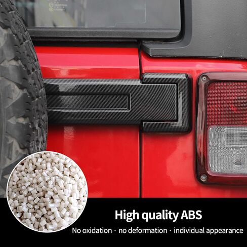 Hoolcar Door Hinge Engine Hood Hinge Tailgate Hinge Cover Trim ABS Exterior Kit Accessories Compatible with 2007-2017 Jeep Wrangler JK JKU, Black, 12PCs in Saudi Arabia