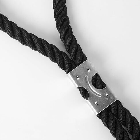 مشبك معدني للحبل من Aoneky - مشابك معدنية لحبل 3/8 بوصة، 1/2 بوصة، 5/8 بوصة، 3/4 بوصة، 7/8 بوصة، 1 بوصة، حبال، خيط (4 عبوات) المشابك لحبل 3/4 بوصة) in Kuwait