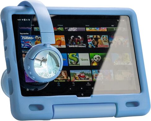Made for Amazon Bluetooth Kids Headphones with Boom Microphone Ages (7-12) | Blue in Saudi Arabia