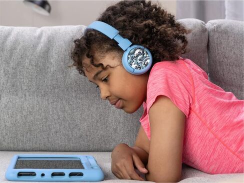 Made for Amazon Bluetooth Kids Headphones with Boom Microphone Ages (7-12) | Blue in Saudi Arabia