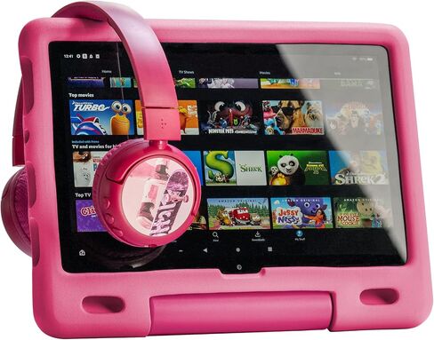 Made for Amazon Bluetooth Kids Headphones with Boom Microphone Ages (7-12) | Blue in Saudi Arabia