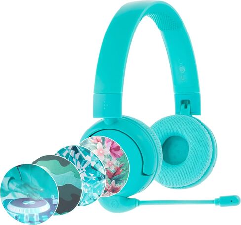 Made for Amazon Bluetooth Kids Headphones with Boom Microphone Ages (7-12) | Blue in Saudi Arabia