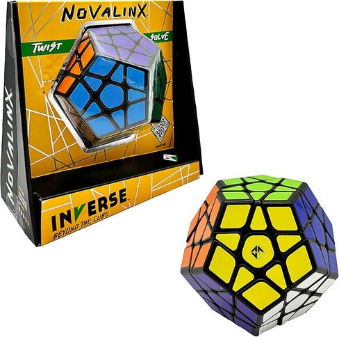 مشروع العبقرية | المعكوس: لغز Volstar Twist & Solve - مستوى الصعوبة: متوسط، لغز محمول بـ 10 جوانب و7 ألوان، ديكور ممتع وفكرة هدية، Project Genius، للأعمار من 8 سنوات فما فوق in Saudi Arabia