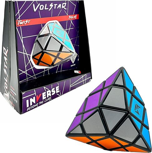 مشروع العبقرية | المعكوس: لغز Volstar Twist & Solve - مستوى الصعوبة: متوسط، لغز محمول بـ 10 جوانب و7 ألوان، ديكور ممتع وفكرة هدية، Project Genius، للأعمار من 8 سنوات فما فوق in Saudi Arabia