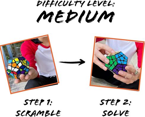 مشروع العبقرية | المعكوس: لغز Volstar Twist & Solve - مستوى الصعوبة: متوسط، لغز محمول بـ 10 جوانب و7 ألوان، ديكور ممتع وفكرة هدية، Project Genius، للأعمار من 8 سنوات فما فوق in Saudi Arabia