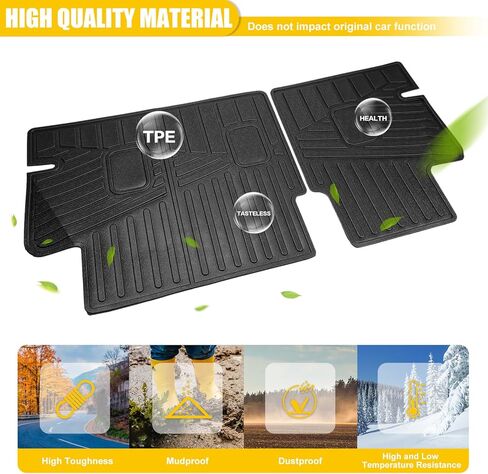 حصيرة مسند الظهر لسيارة 2018-2024 شيفروليه إكوينوكس جي إم سي تيرين لجميع الأحوال الجوية TPE واقي المقعد الخلفي لبطانة البضائع لعام 2018 2019 2020 2021 2022 2023 2024 تشيفي إكوينوكس جي إم سي تيرين (حصيرة مسند الظهر) in Kuwait