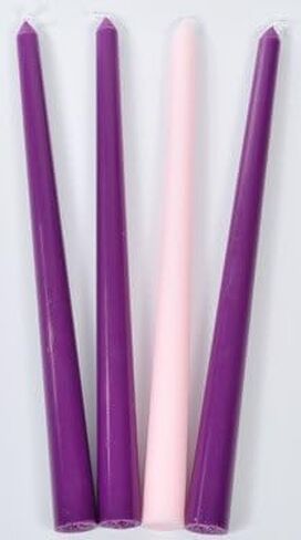 Christmas Advent Candle Set (Set of 4) - Made in The U.S.A. in Saudi Arabia