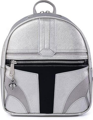 Loungefly: Star Wars - The Mandalorian Helmet, Mini Cosplay Backpack, Amazon Exclusive in Saudi Arabia