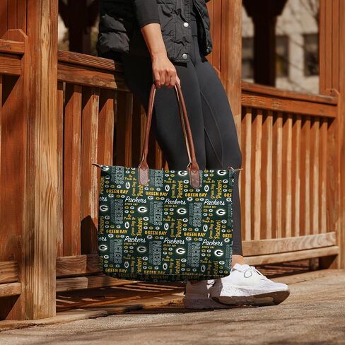 FOCO Green Bay Packers NFL Spirited Style Printed Collection Tote Bag in Saudi Arabia