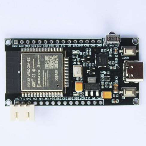 Audio Reactive ESP32 WLED Controller with IR Remote, Ideal for WS2812B RGB Party Music Sync LED Strips and Matrix, Supports Arduino IDE in Saudi Arabia