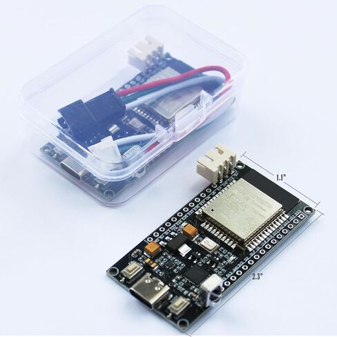 Audio Reactive ESP32 WLED Controller with IR Remote, Ideal for WS2812B RGB Party Music Sync LED Strips and Matrix, Supports Arduino IDE in Saudi Arabia