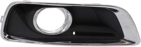 For Chevy Malibu Fog Light Cover 2013 2014 2015 Driver Side | Bezel | Chrome/Black | w/Fog Light Cover Hole | DOT/SAE Compliance | GM1038136 | 20768823 in Saudi Arabia