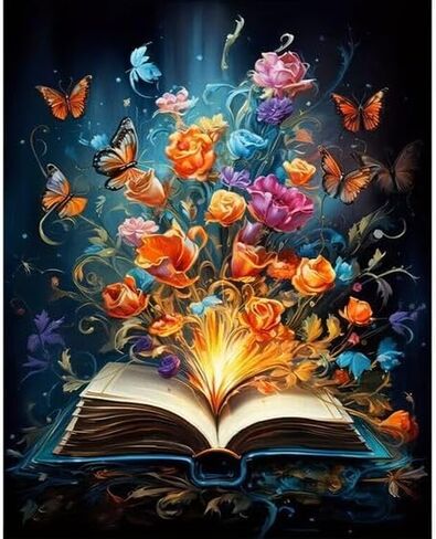 Beach Flower Diamond Art Kits for Adults,5D DIY Diamond Painting Kits Flowers,Full Drill Crystal Art Craft Kit Adult for Home Wall Decor 12x16inch in Saudi Arabia