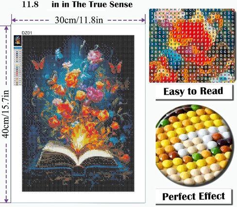 Beach Flower Diamond Art Kits for Adults,5D DIY Diamond Painting Kits Flowers,Full Drill Crystal Art Craft Kit Adult for Home Wall Decor 12x16inch in Saudi Arabia