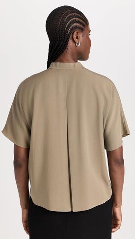 Vince Women's Band Collar Dolman Shirt in Saudi Arabia